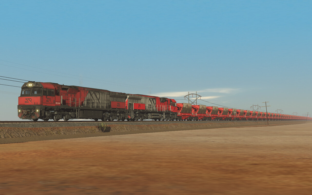 Trainz Plus: C44aci Locomotive – ARG/Mineral Resources Pack