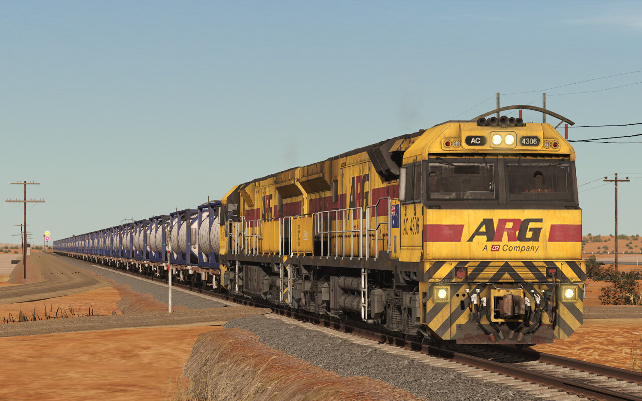 Trainz Plus: C44aci Locomotive – ARG/Mineral Resources Pack