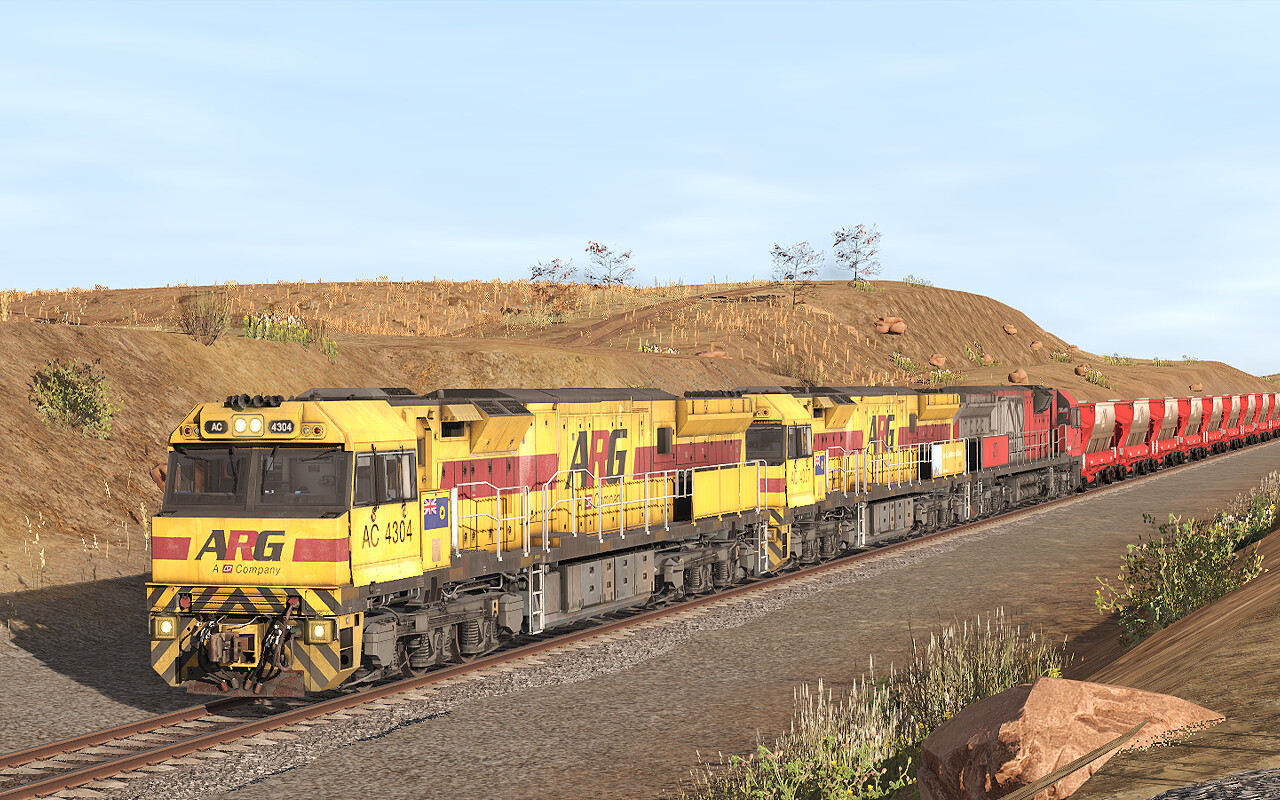 Trainz Plus: C44aci Locomotive – ARG/Mineral Resources Pack