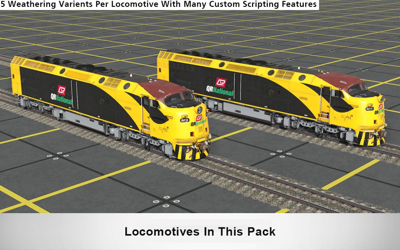 Trainz 2019: SA CL Class – QR National Pack