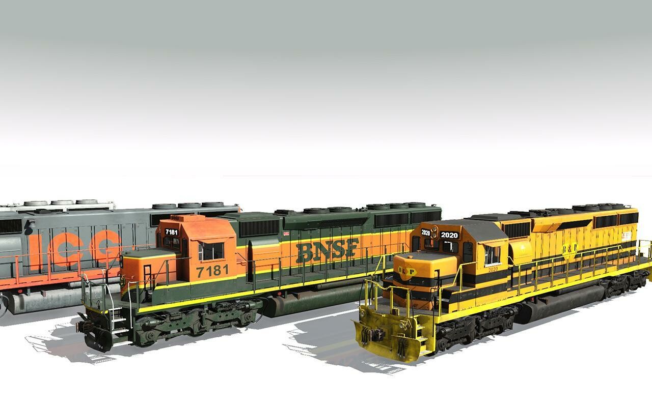 Trainz 2019: Pro Train – SD40-2 Loco Bundle 4