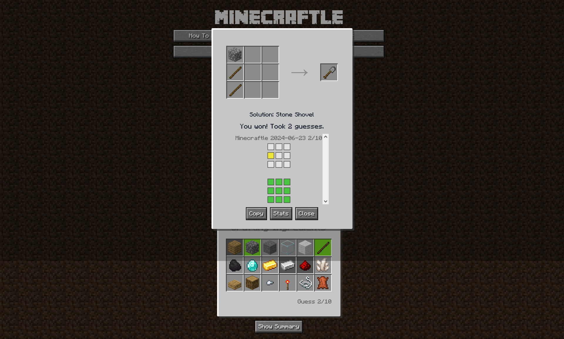 Minecraftle