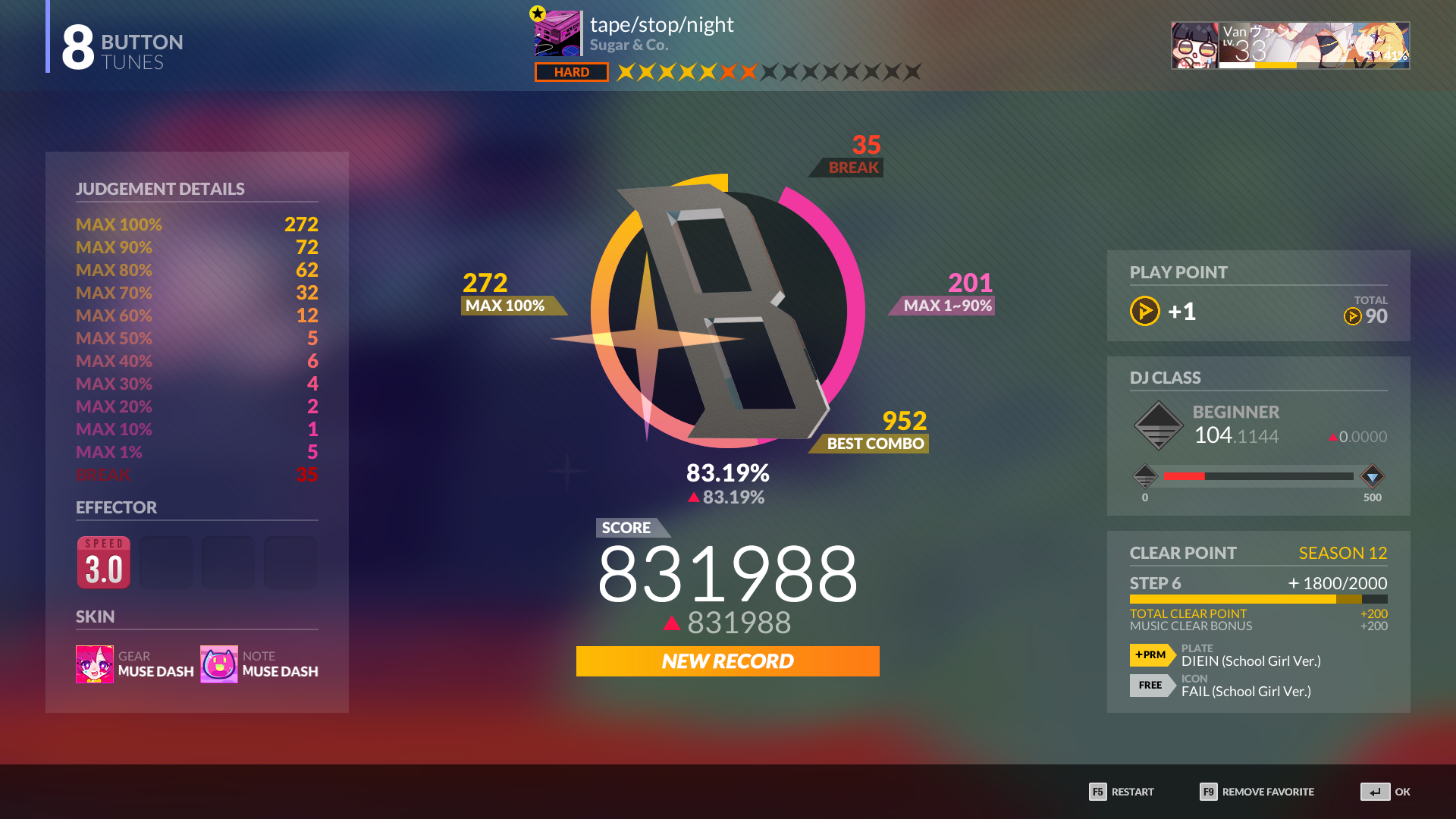 DJMax Respect V: Muse Dash Pack