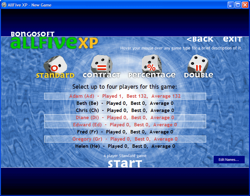AllFive XP