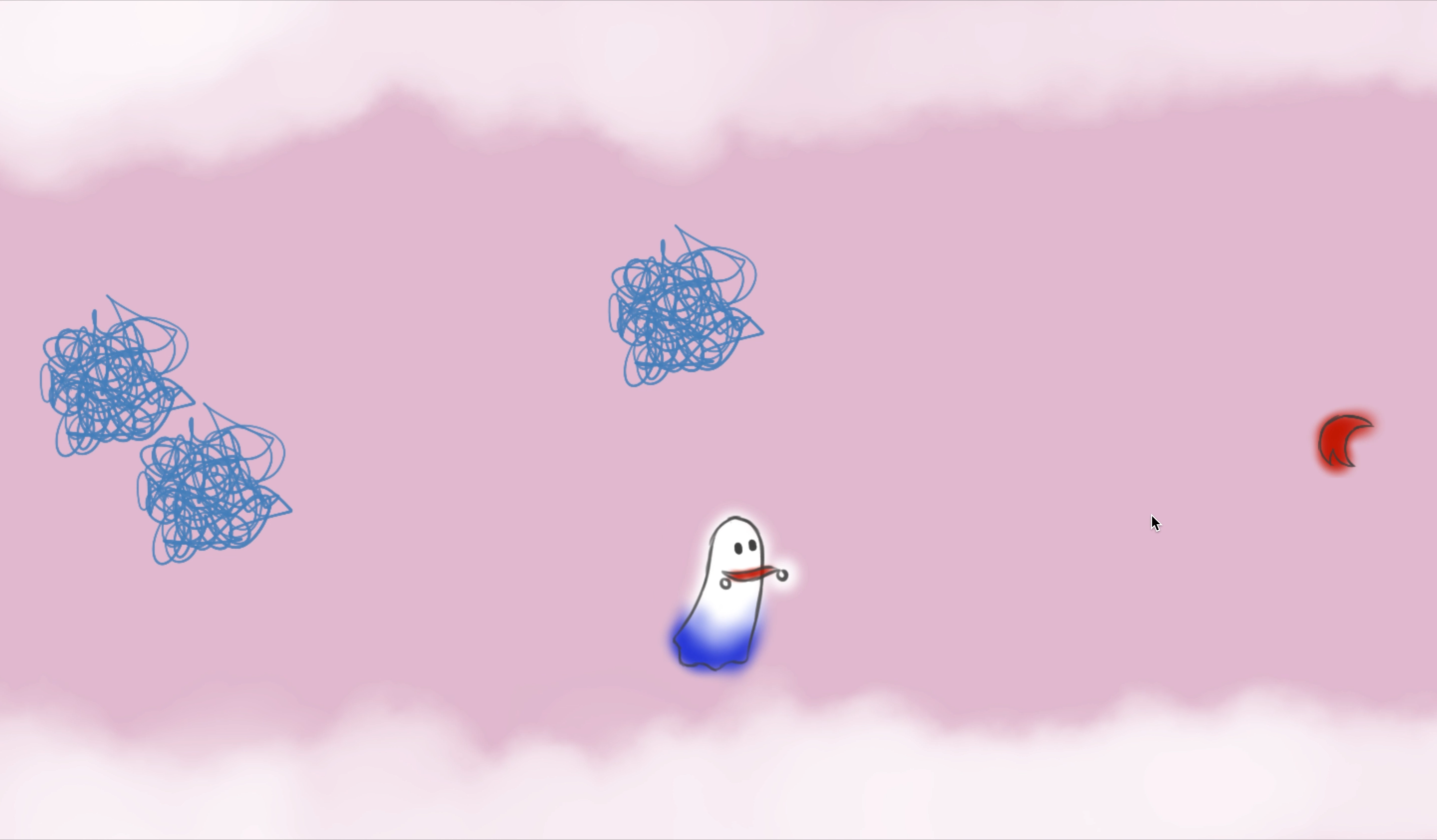 Oh to be a ghost bringing a scarf to my beloved