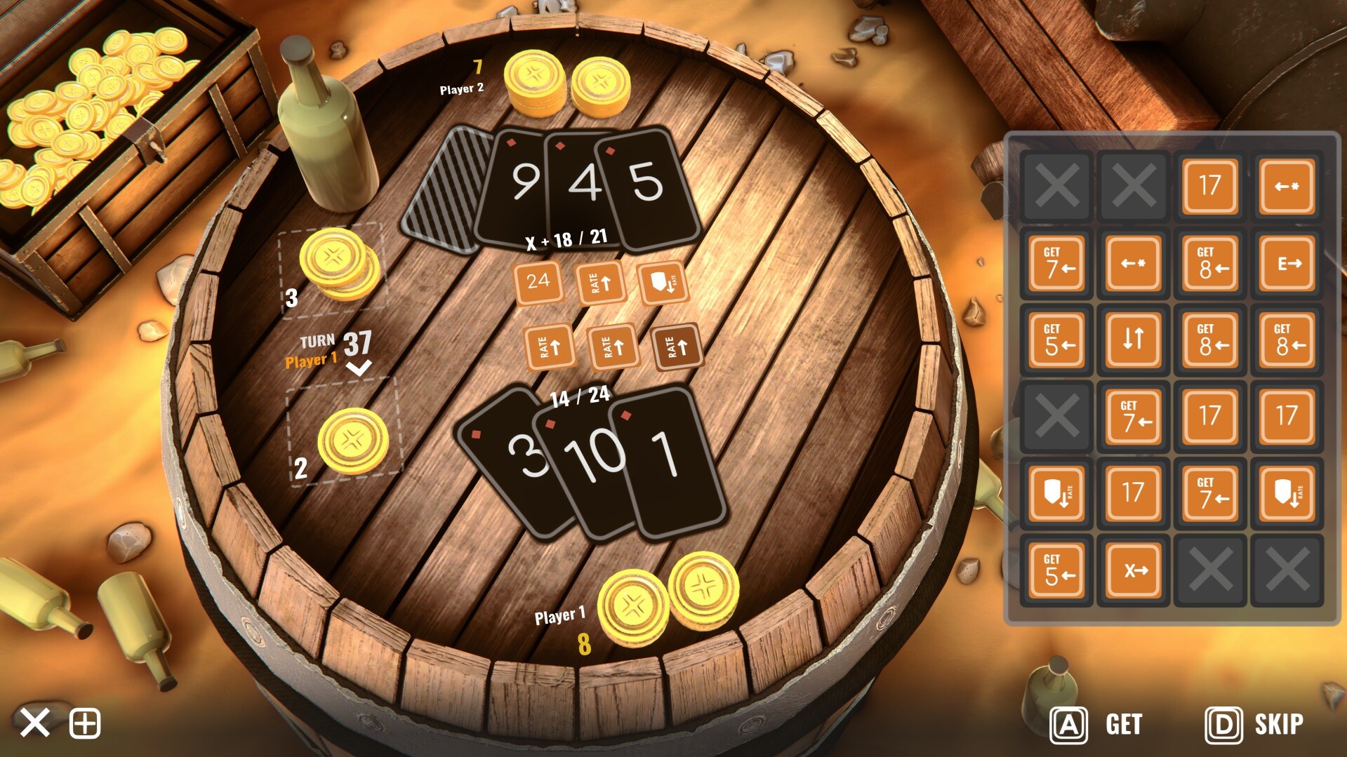 21Pirates Card Game