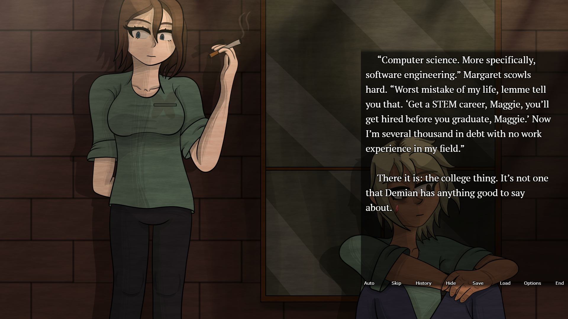 Veins Like Tapeworms