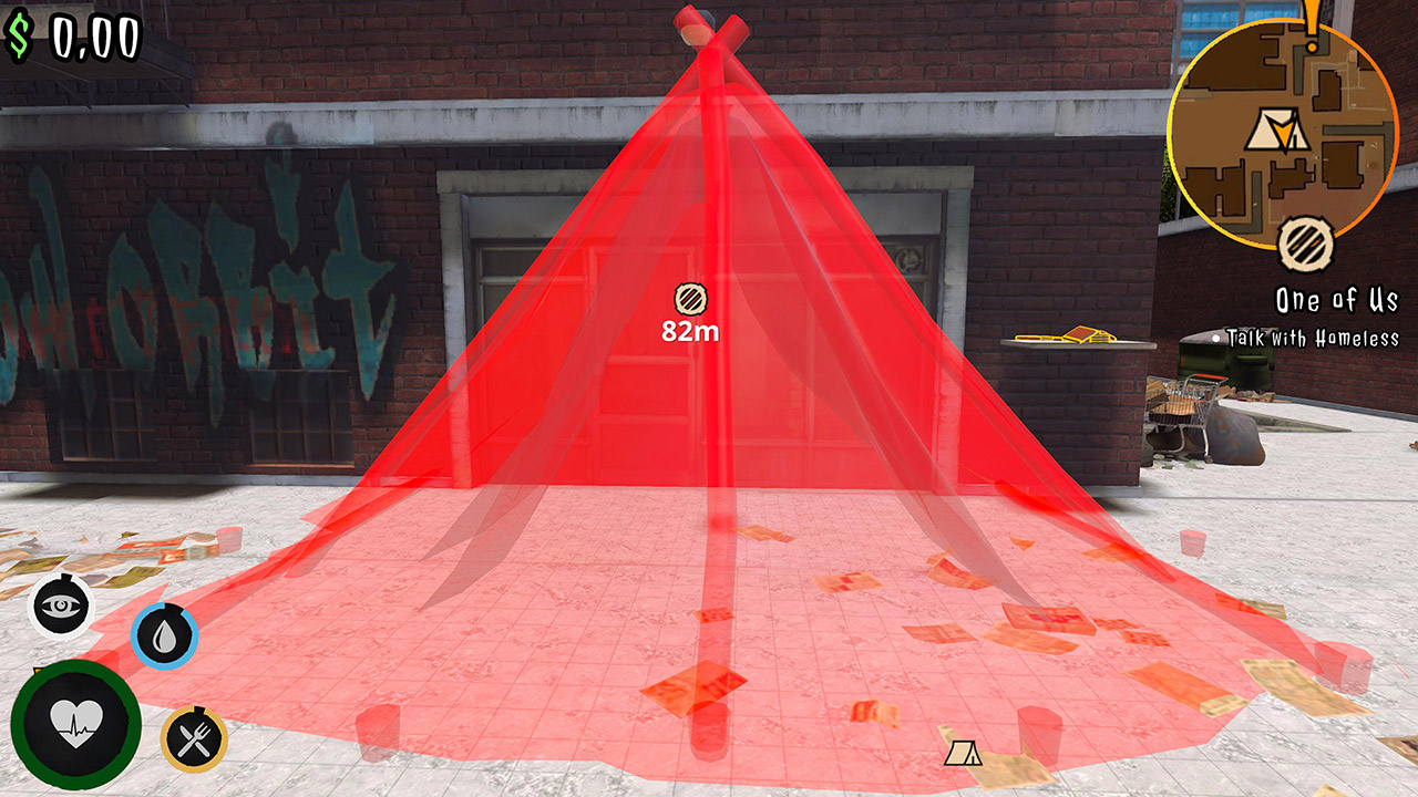 Urban Survival Simulator: The Bum’s Journey