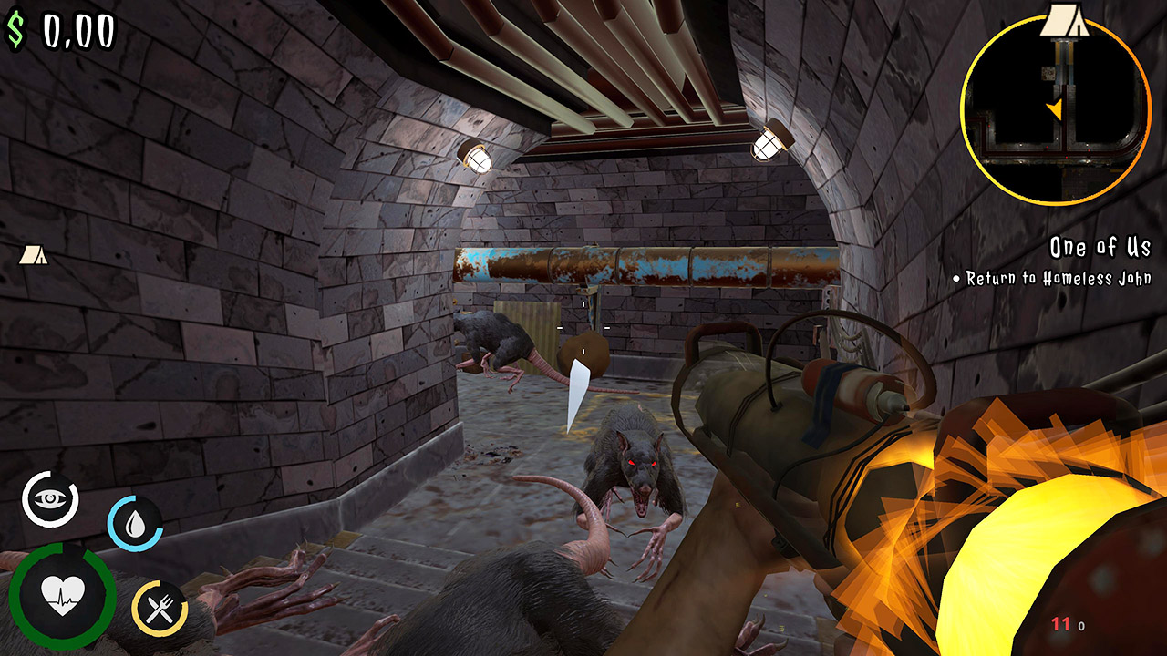 Urban Survival Simulator: The Bum’s Journey