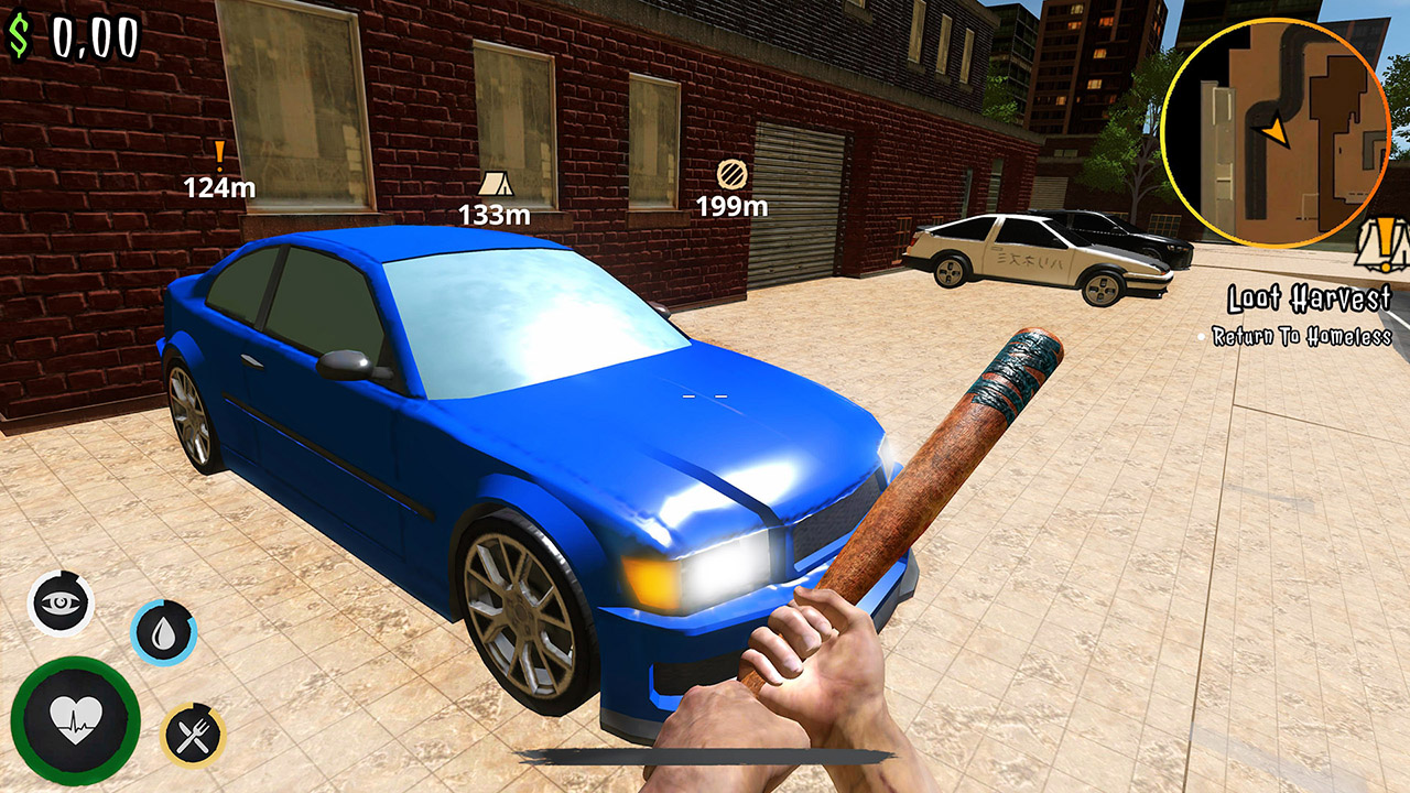 Urban Survival Simulator: The Bum’s Journey