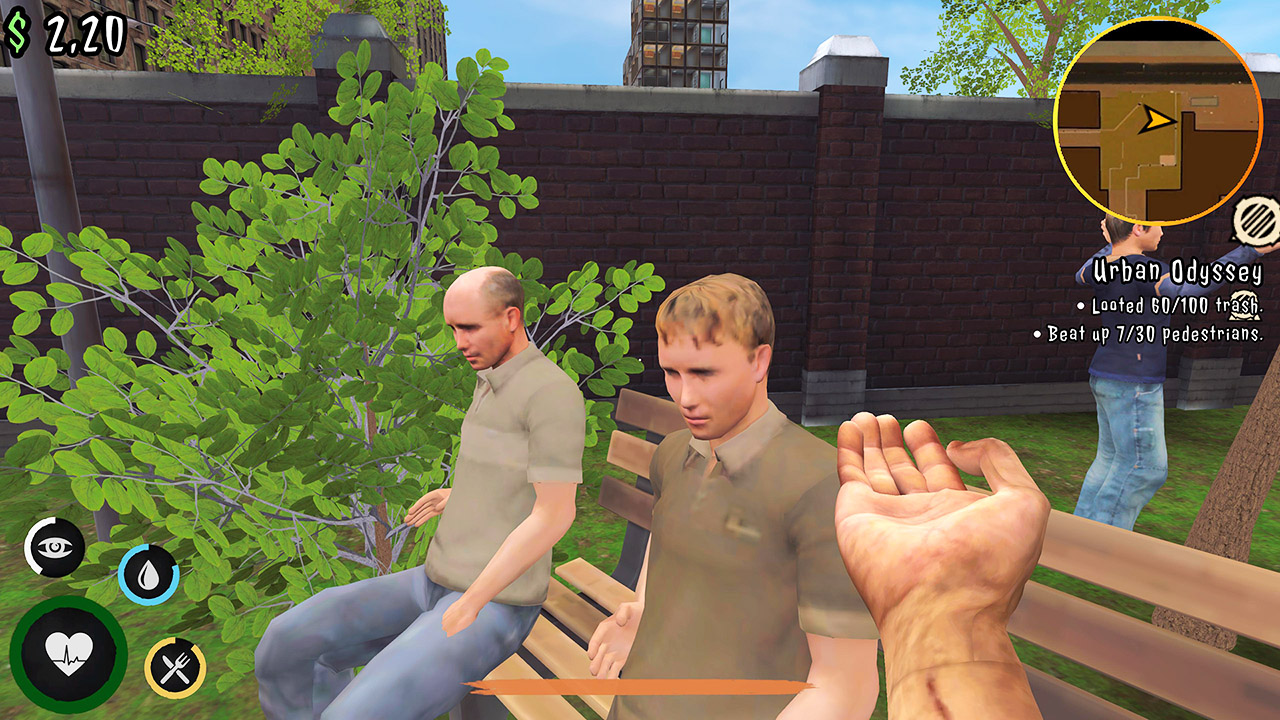 Urban Survival Simulator: The Bum’s Journey