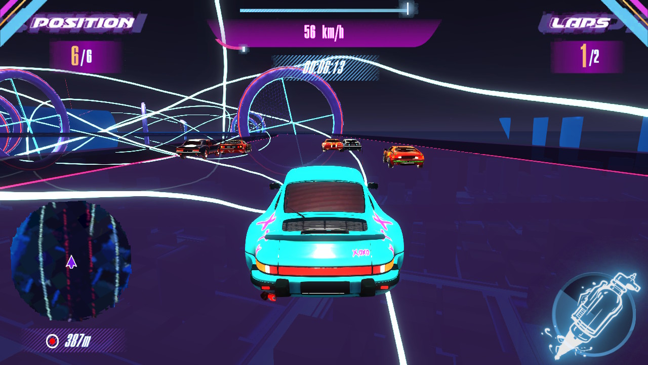 Cyber Racers: Retro Neon Punk Drift