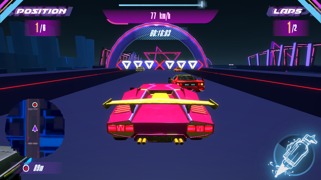 Cyber Racers: Retro Neon Punk Drift