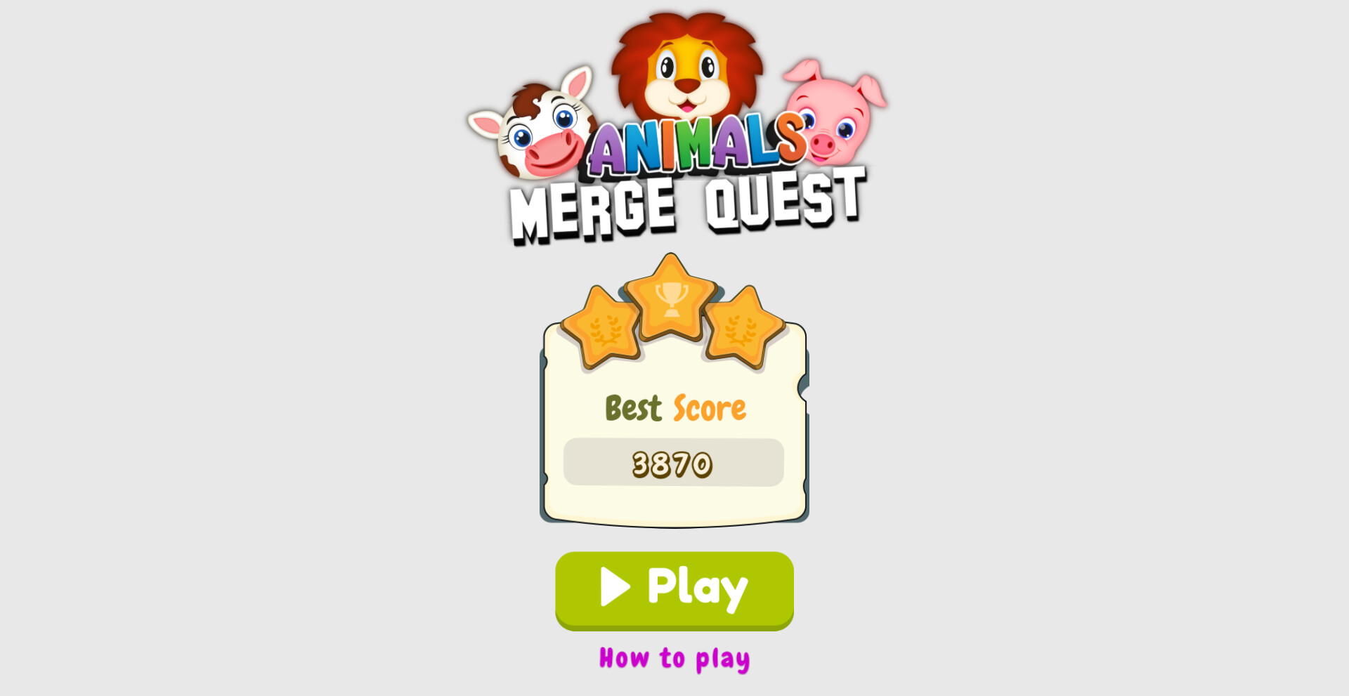 Animals Merge Quest