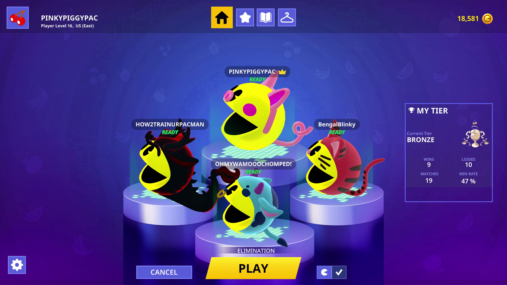 Pac-Man Mega Tunnel Battle: Chomp Champs – Lunar Animals Pac