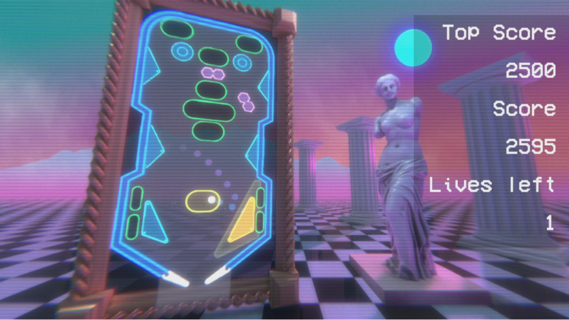 Vaporwave Pinball