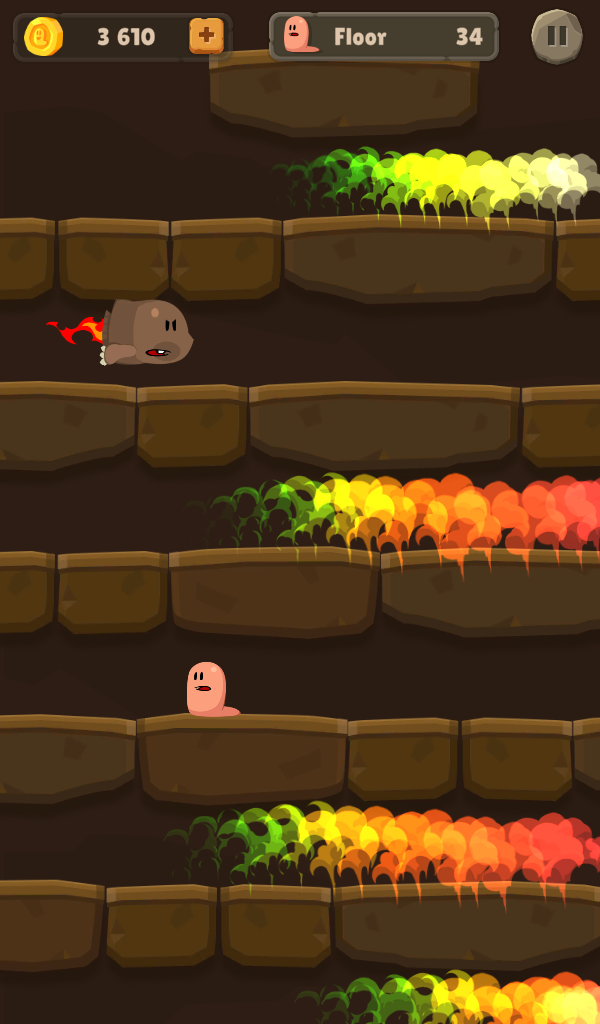 Worm Bounce: Worms Jump King