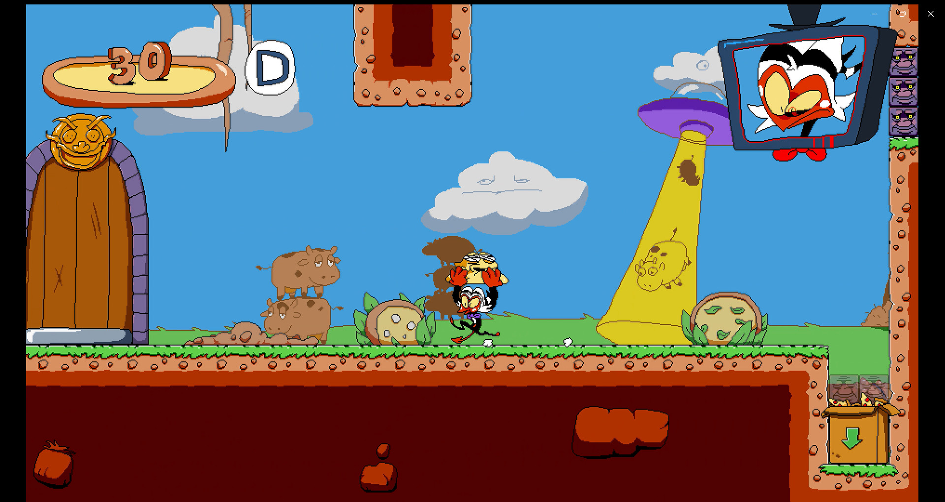 One Helluva Reskin for Pizza Tower