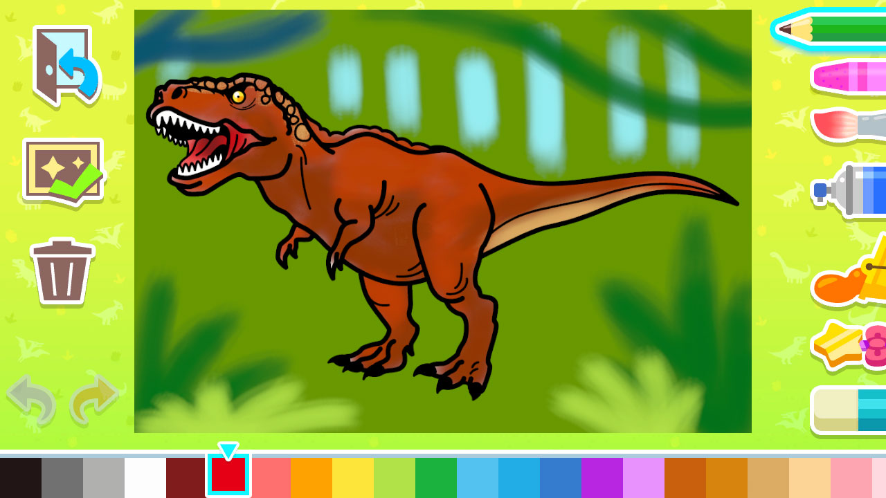 Coloring Book Series: Dinosaur Museum