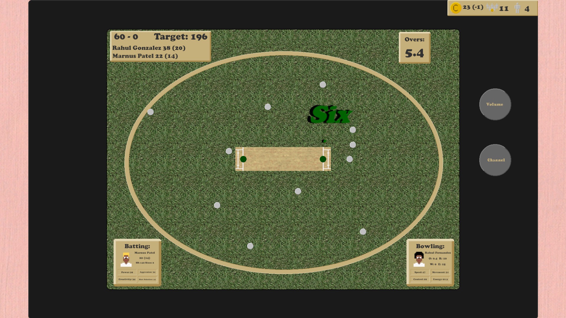 Cool Cucumber Cricket Manager