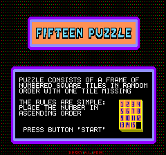 Fifteen Puzzle