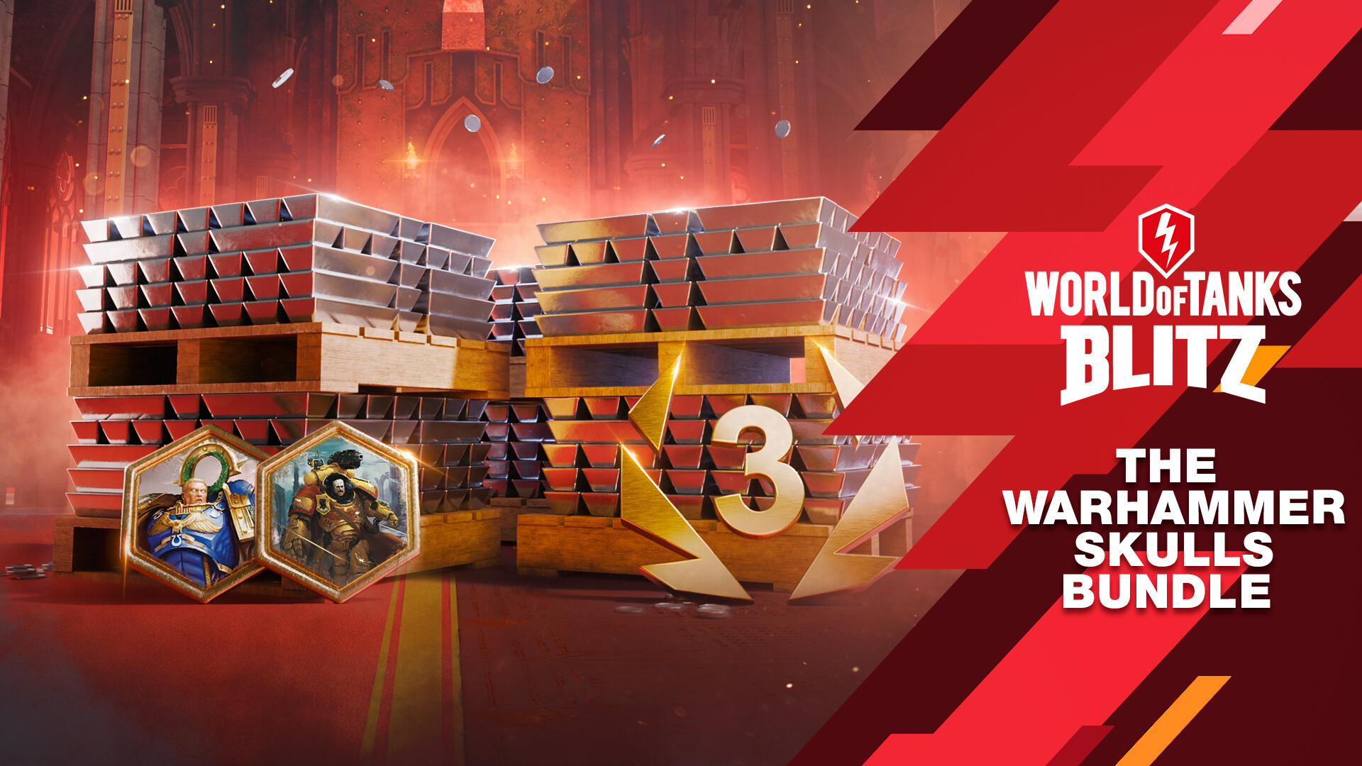 World of Tanks Blitz: Warhammer Skulls Free Pack