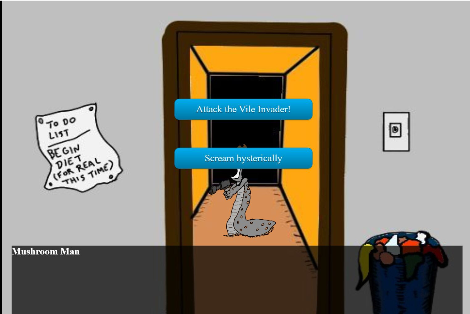 Invasion of the Mushroom Men of Planet Y!