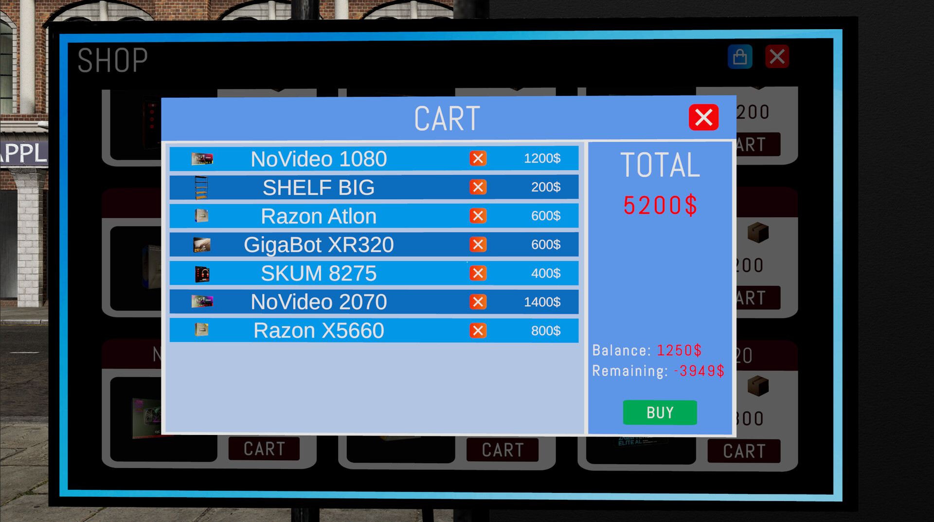 Tech Store Simulator
