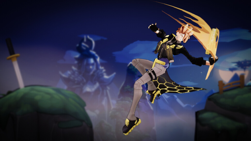 Rushdown Revolt: Neon Horizons Raymer