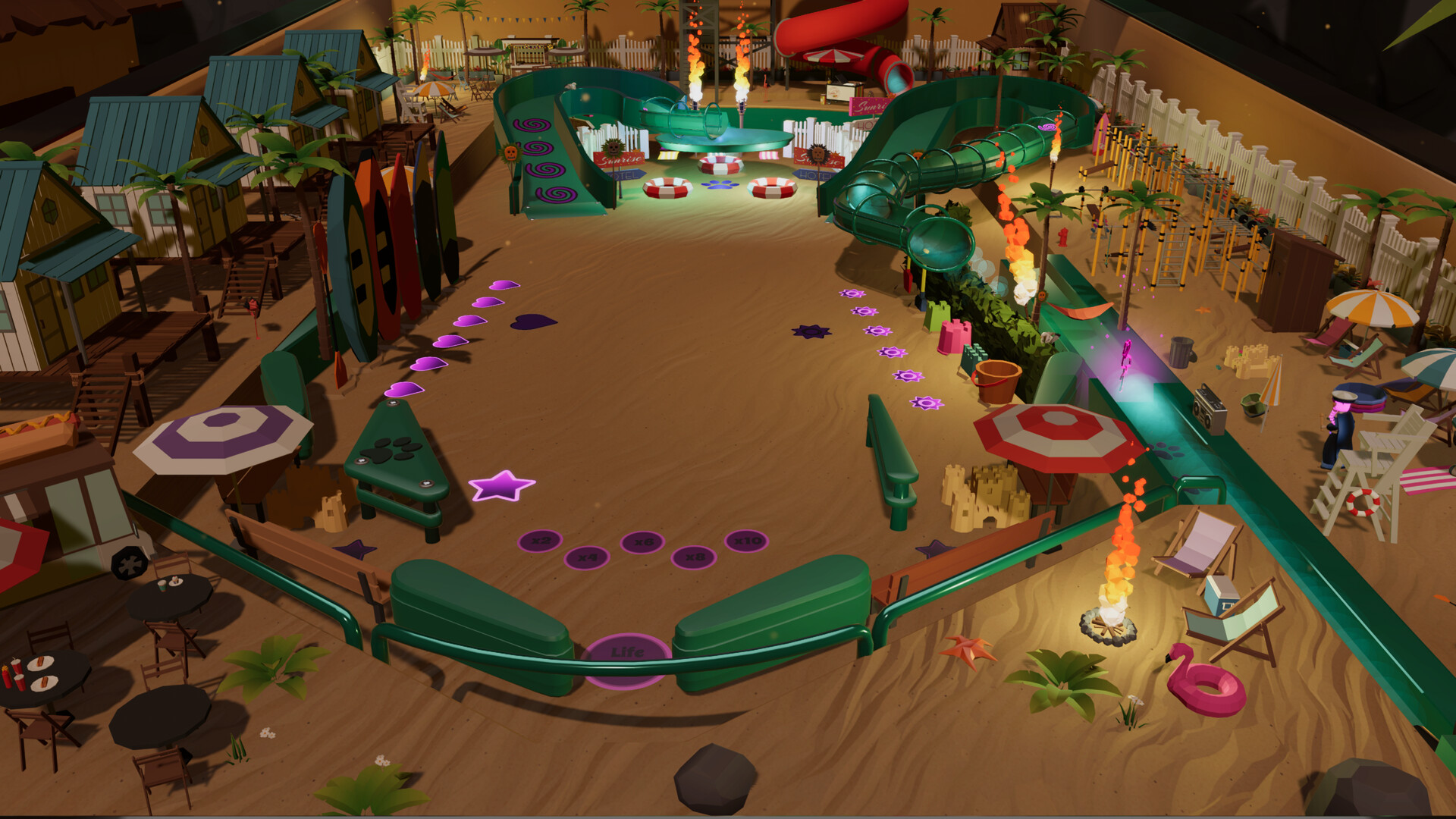 Roxy Raccoon’s Pinball Panic: Tropical Treats