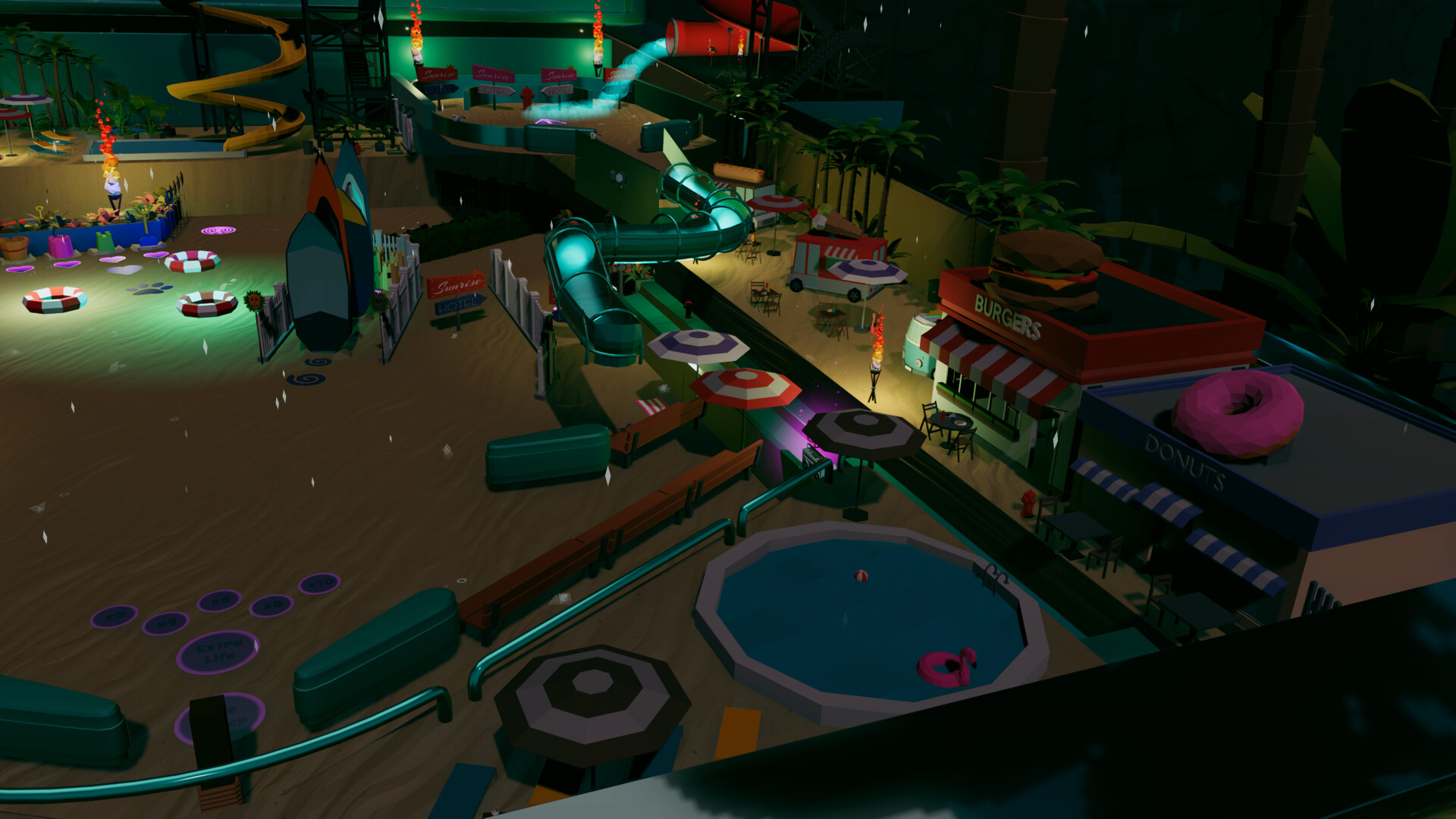 Roxy Raccoon’s Pinball Panic: Tropical Treats