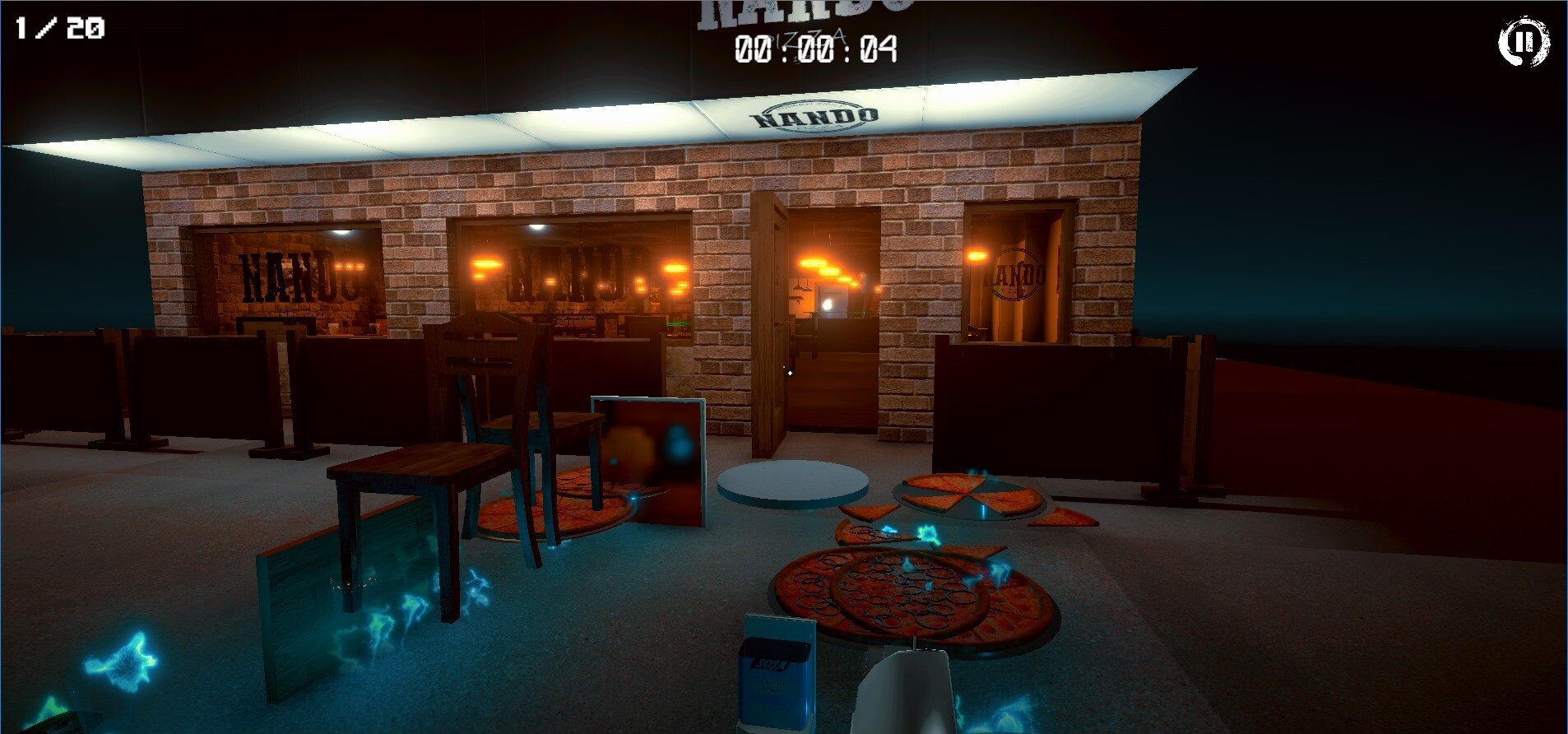 3D Puzzle: Pizza Shop 1