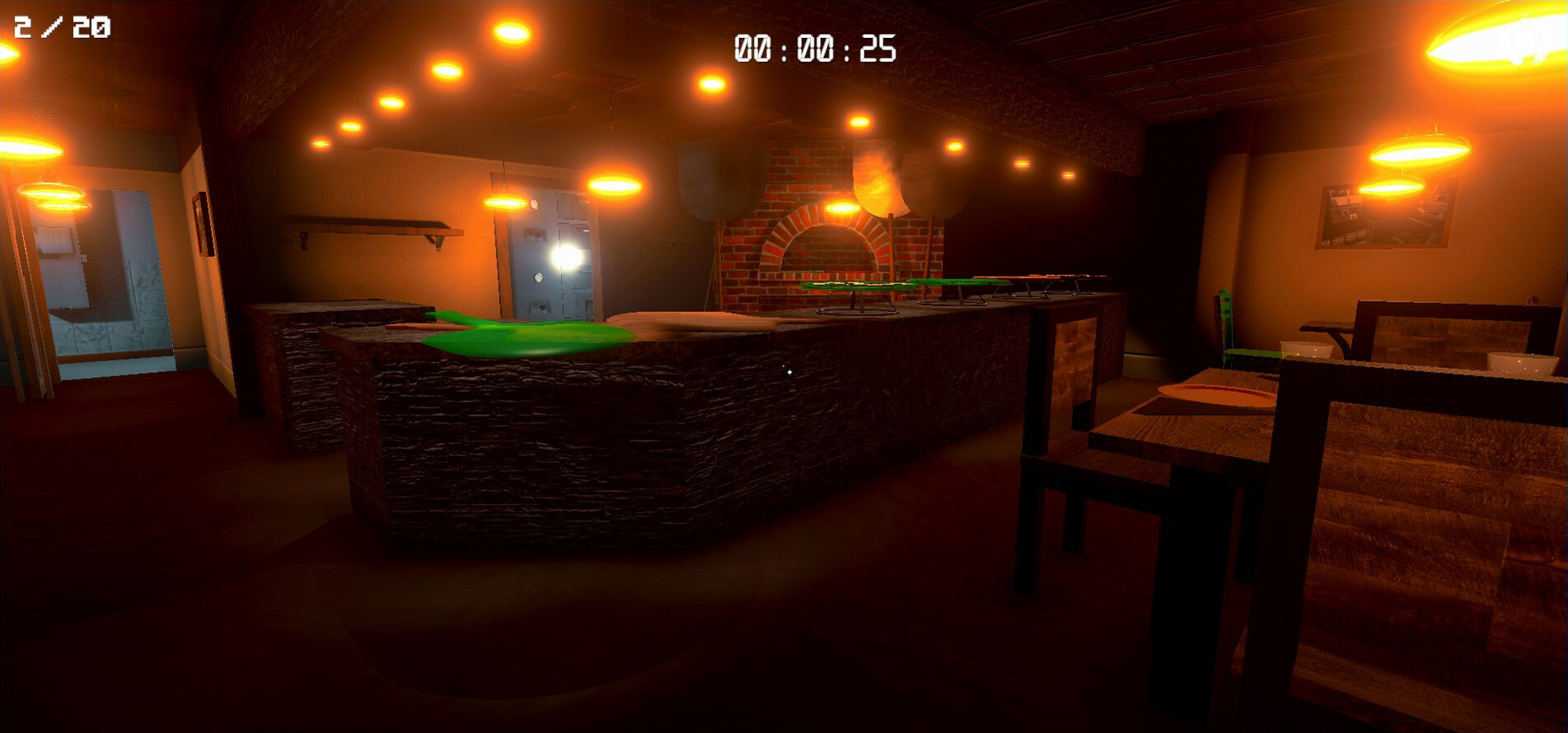 3D Puzzle: Pizza Shop 1