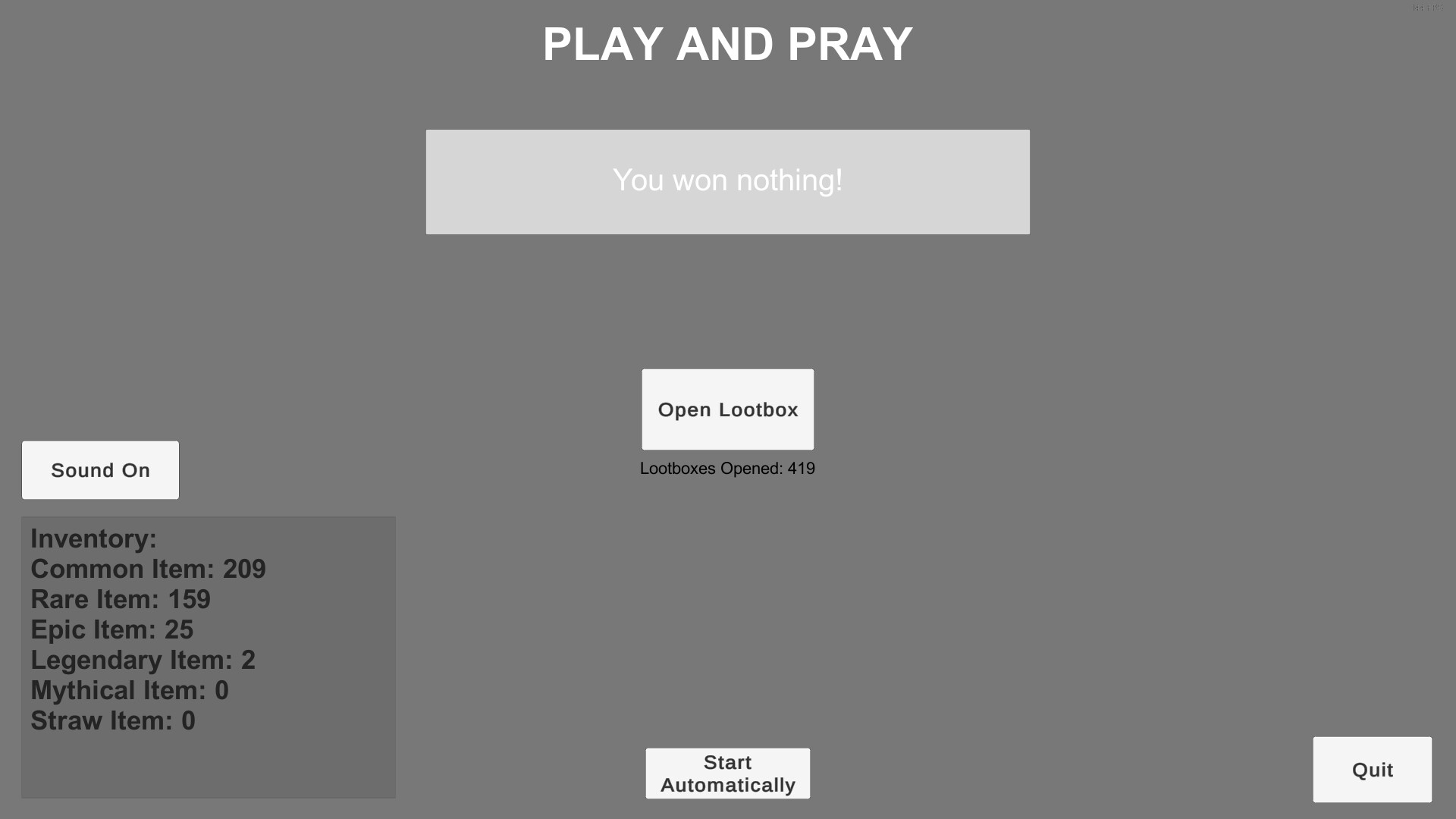 Play And Pray