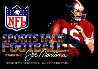 NFL Sports Talk Football ’93 Starring Joe Montana