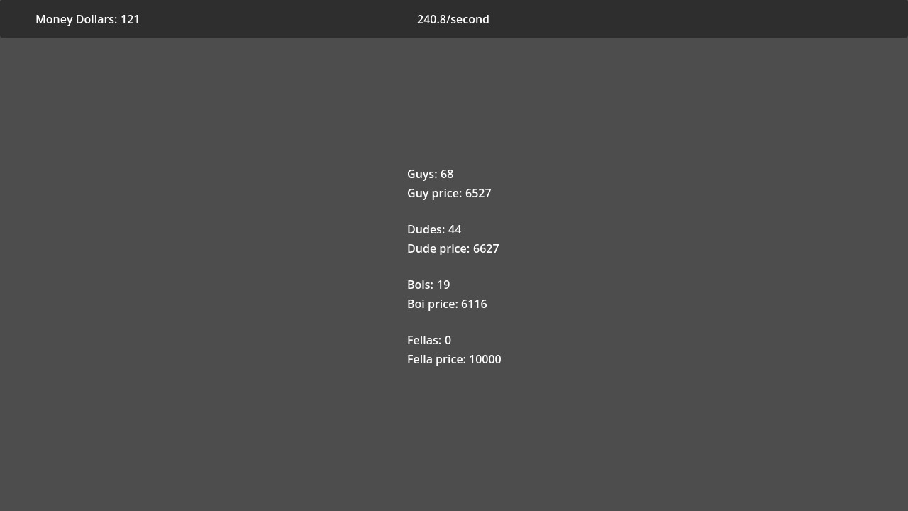 Idle Game Simulator