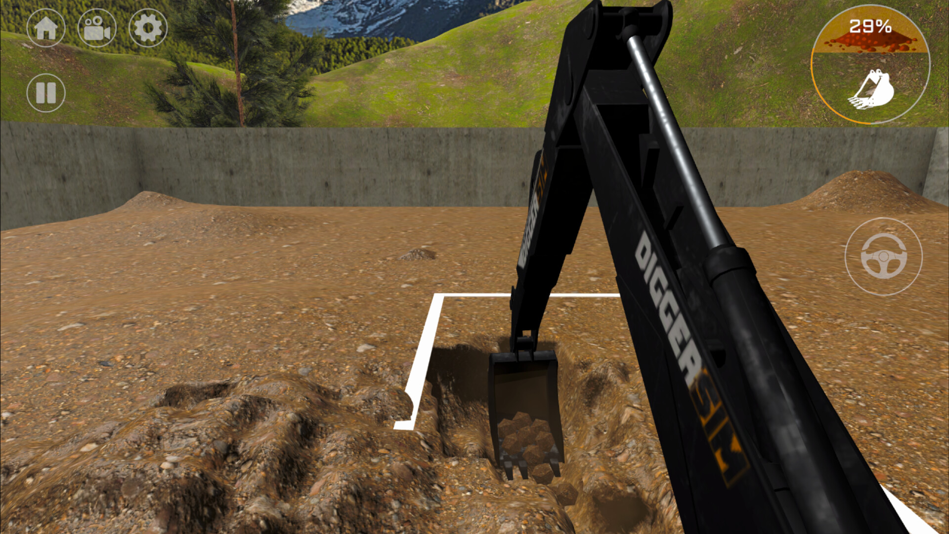 DiggerSim: Excavator Simulator