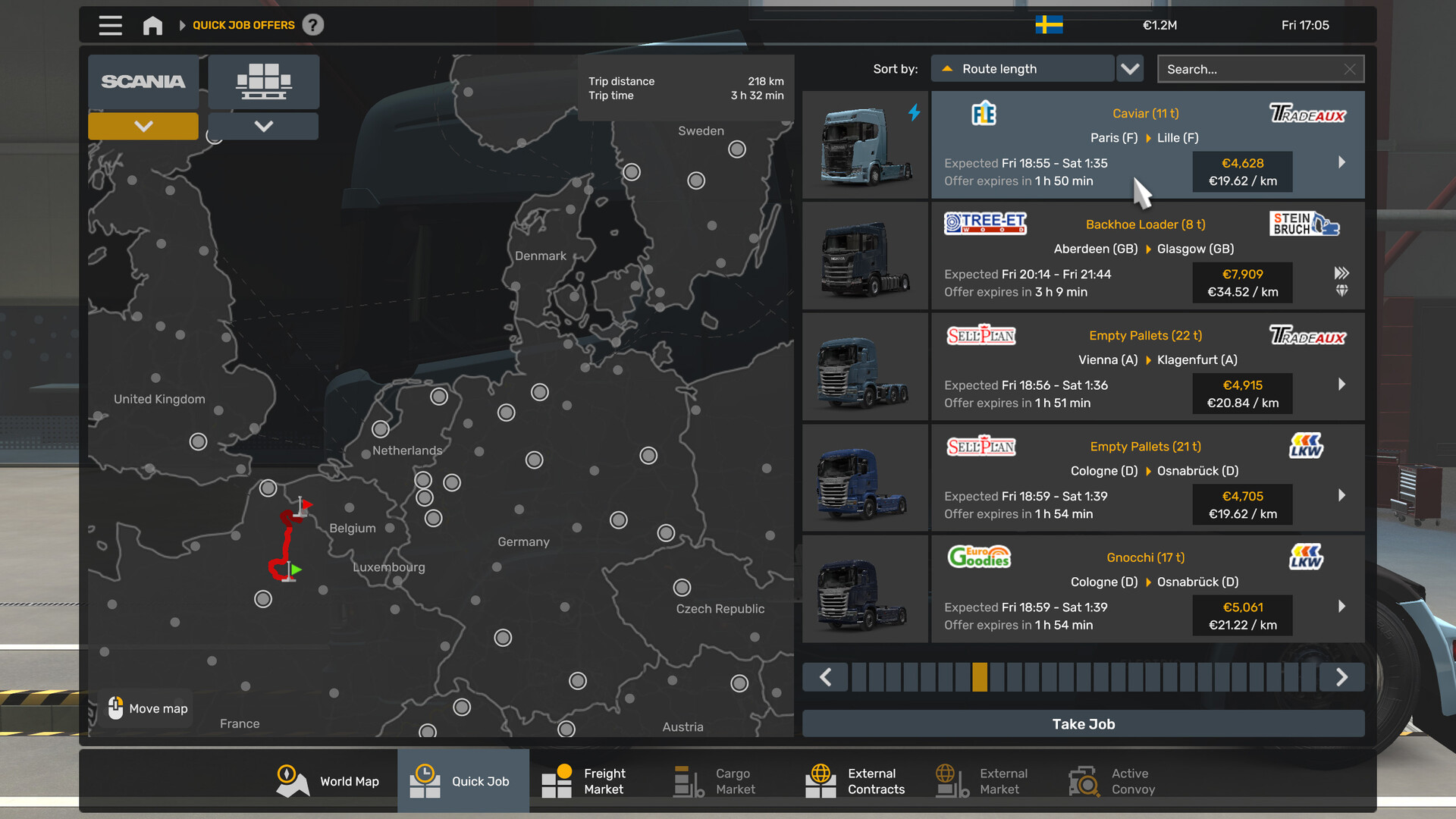 Euro Truck Simulator 2: Scania S BEV