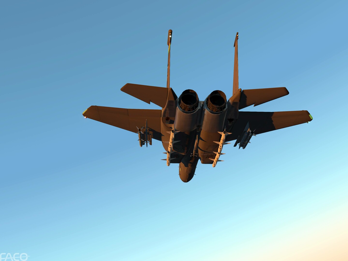 X-Plane 12: FACO Simulations – F-15C Eagle