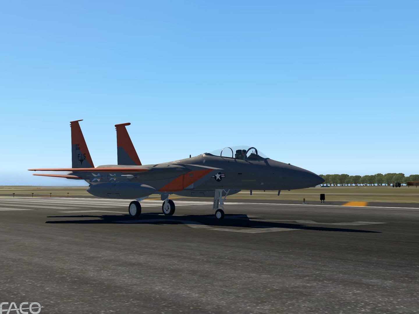 X-Plane 12: FACO Simulations – F-15C Eagle