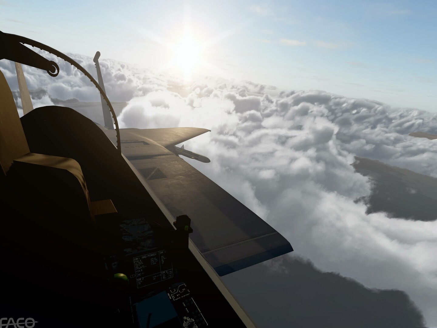 X-Plane 12: FACO Simulations – F-15C Eagle