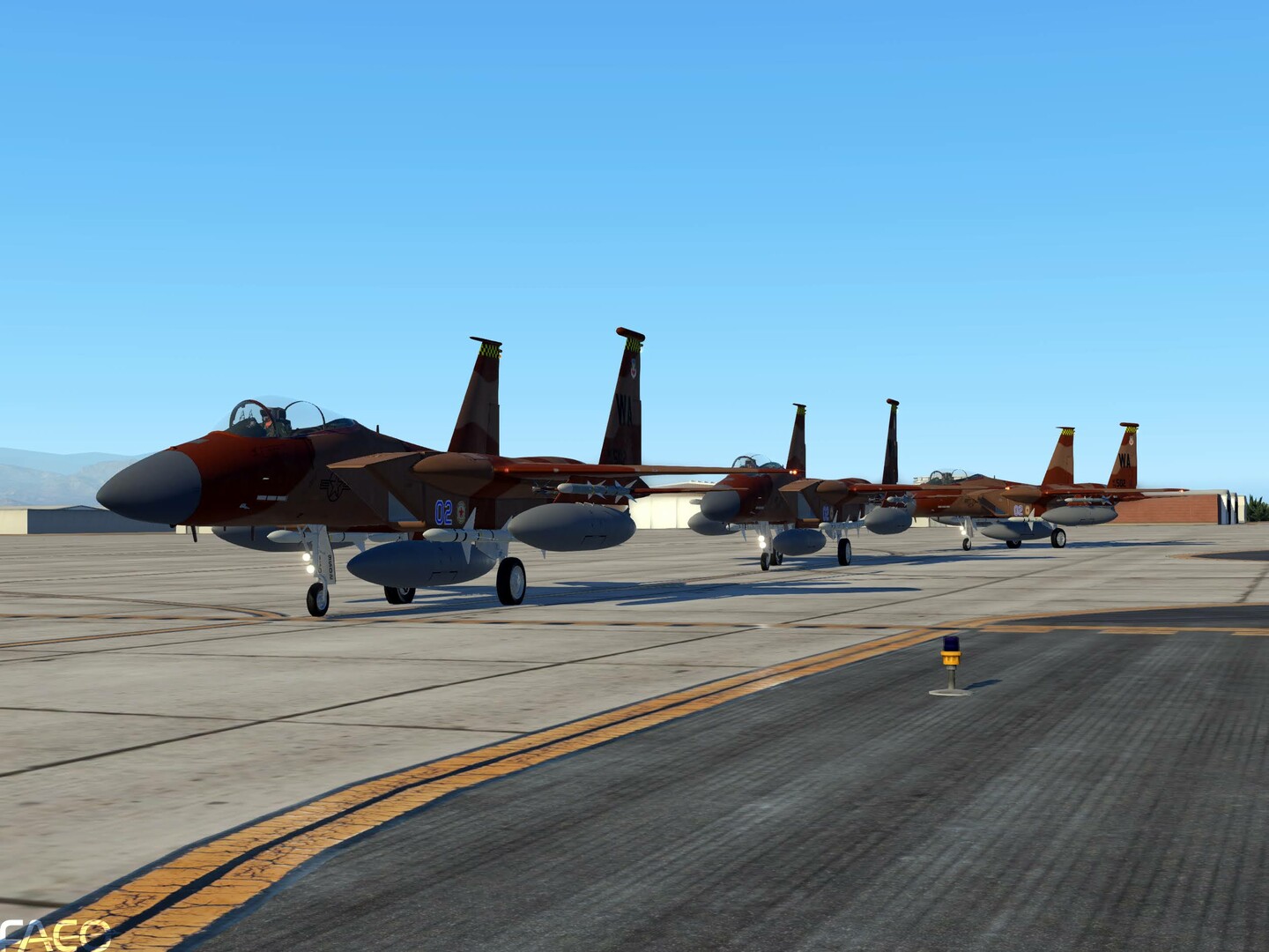 X-Plane 12: FACO Simulations – F-15C Eagle