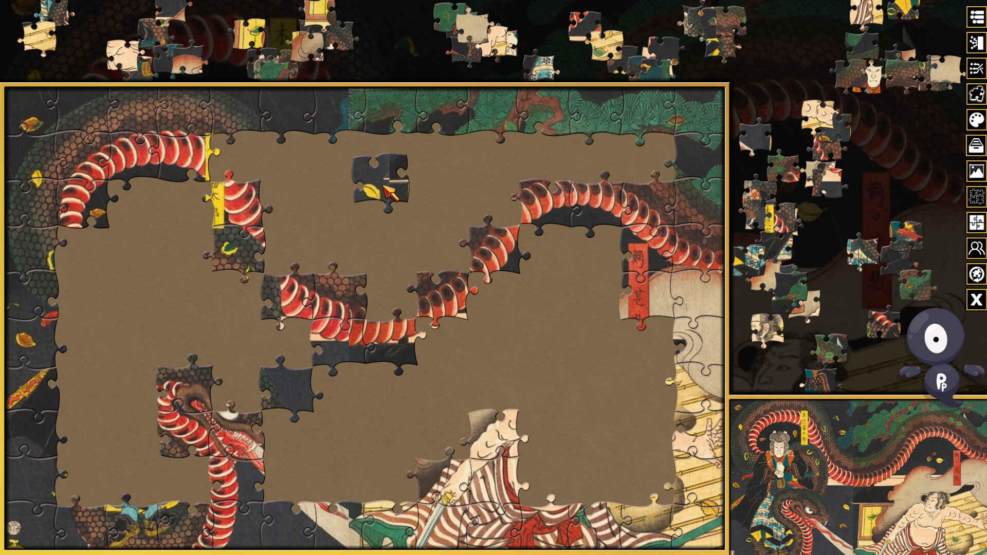 Pixel Puzzles 3: Ukiyo-e Jigsaws