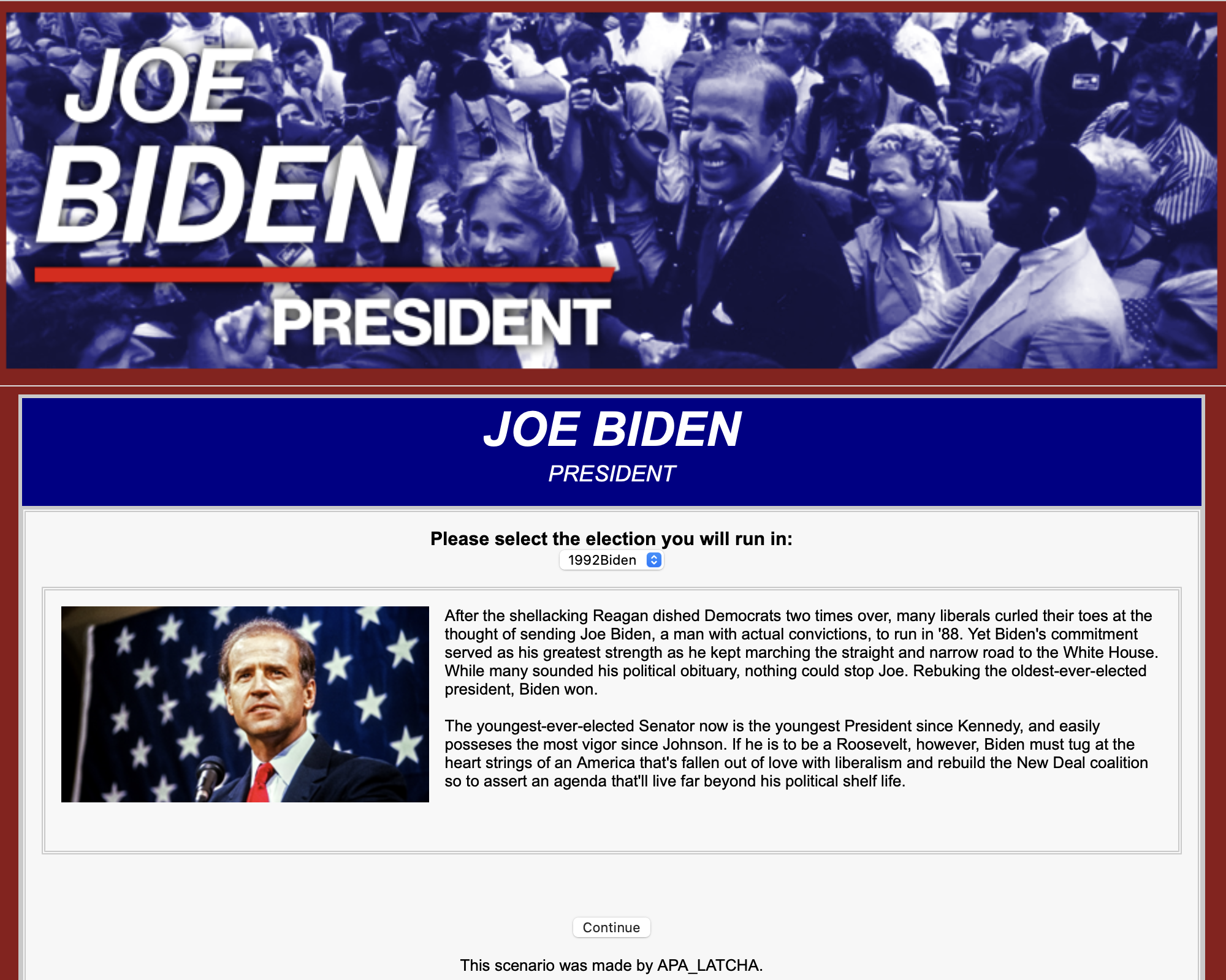 New Campaign Trail