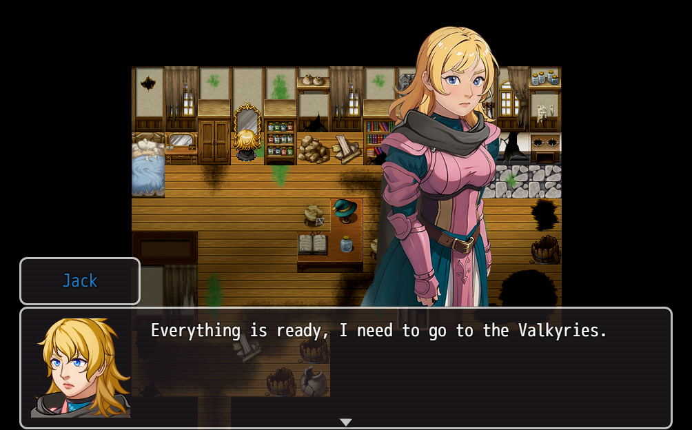 Mystical Crash in Magical Middle Ages: Adventure of Valkyrie