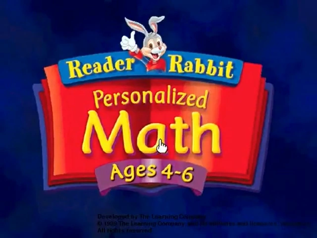 Reader Rabbit Math Adventures Ages 4-6