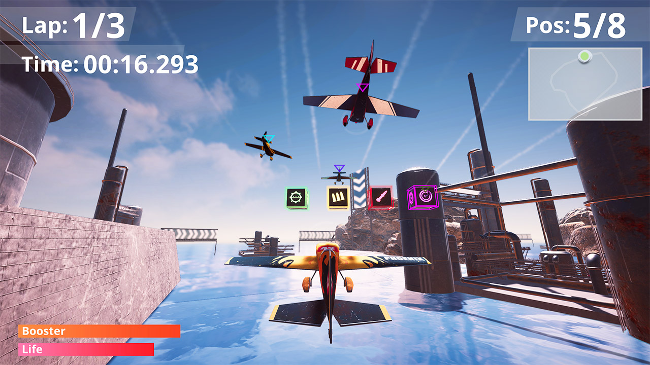 Sky Airplane Racer: Flight &amp; Fight Simulator