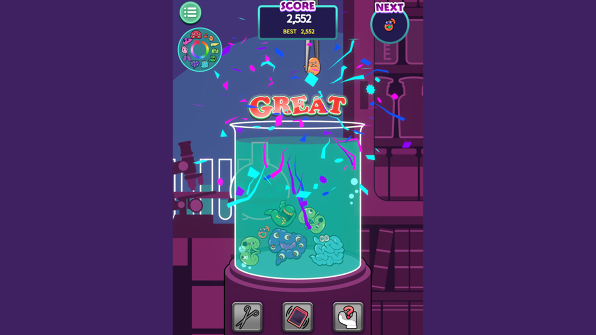 Organ Game: Merge Puzzle