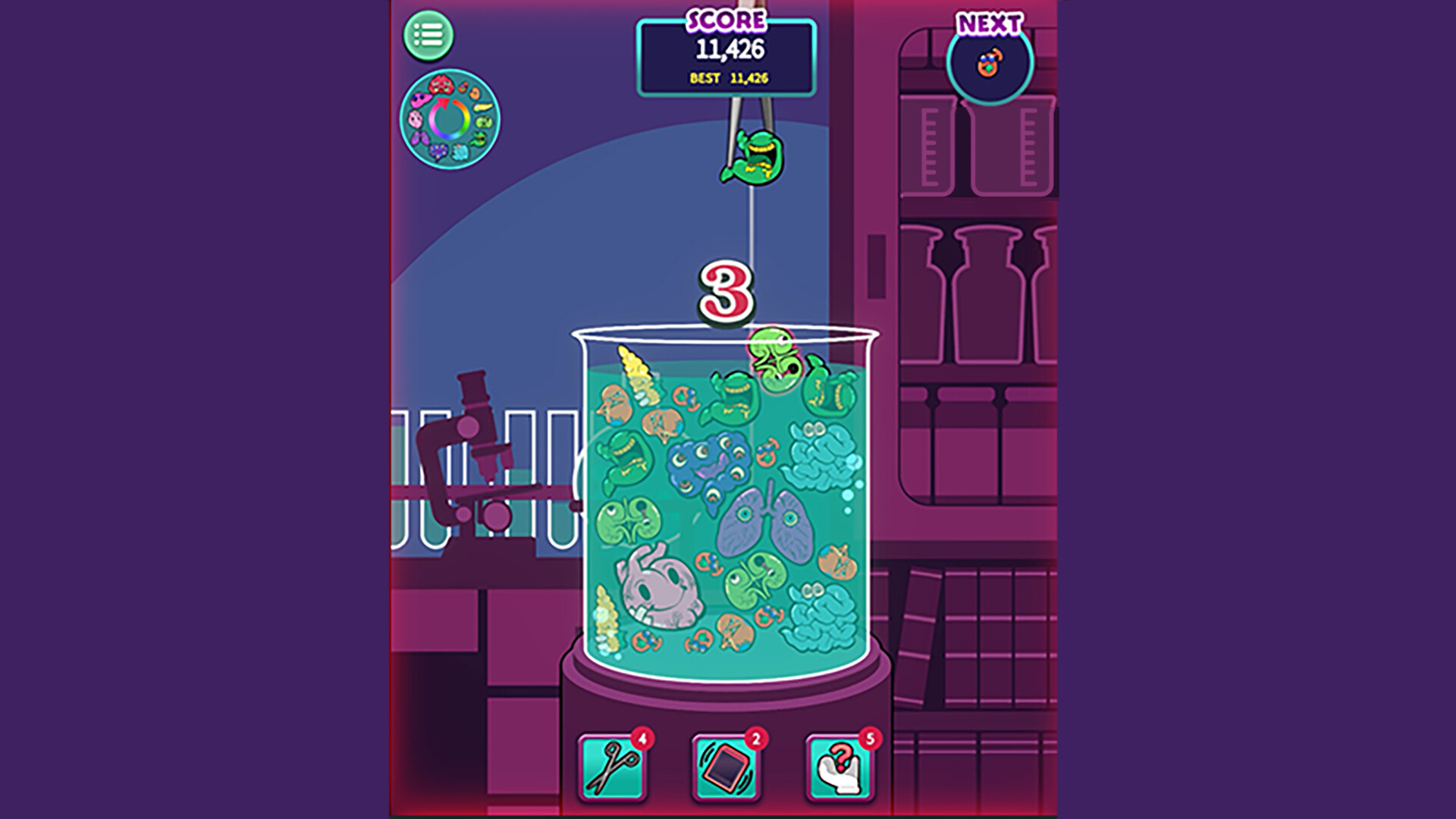 Organ Game: Merge Puzzle