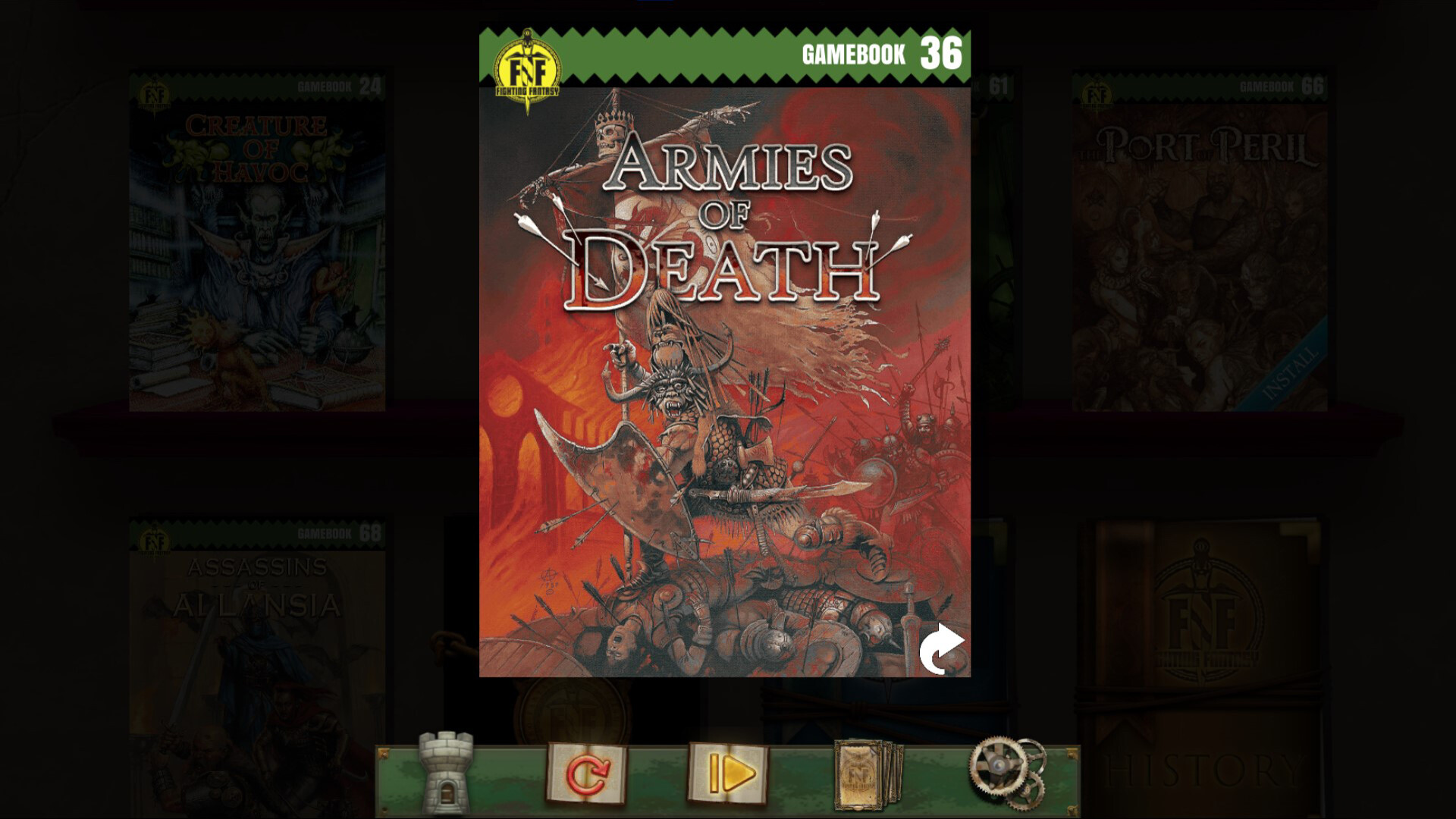 Fighting Fantasy Classics: Armies of Death